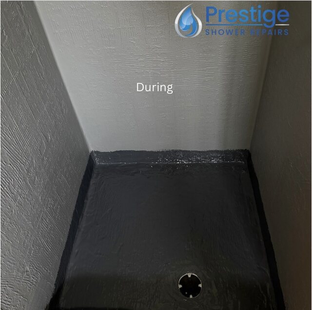 Waterproofing membrane during the shower repair